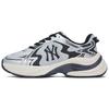 New York Yankees Abrasion Resistant Low Top Running Shoes Unisex Millennium Silver Sneakers 3ARNSPL4N-50SIS