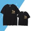 2026 Year of the Horse Red Family T-shirts – Pure Cotton Parent-Child Sets for Six, Short Sleeve with Little Horse Logo.