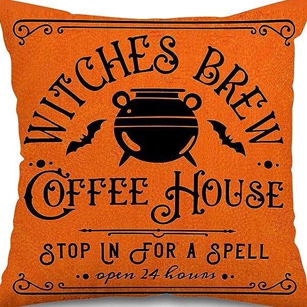 New Halloween Decoration Home Linen Pillowcase Funny Pumpkin Head Sofa Pillowcase Combination