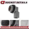 Side Marker Light Socket Wiring Harness for Honda Civic 2016- No33304TETH01