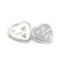 Les Trésors De Lily [D7289] - Silver Earrings 'I Love You'