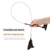Pet Suction Cup Teaser Wand – Self-Play Toy with Replaceable Head for Cats and Dogs