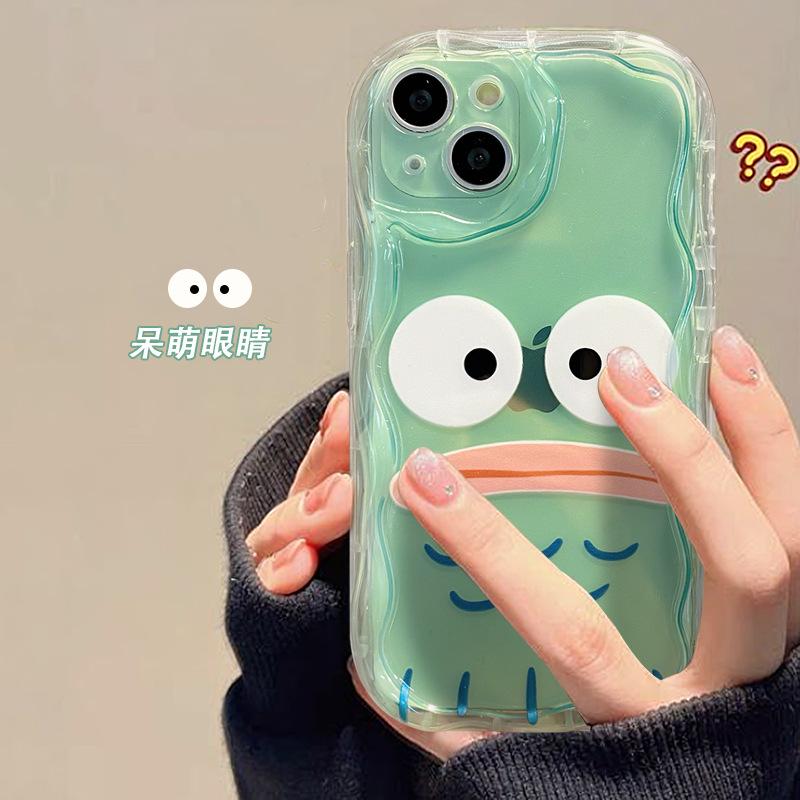 Funny expression applies to iphone17promax iPhone case 15 transparent 16 silicone 14 fine hole 13 anti-drop
