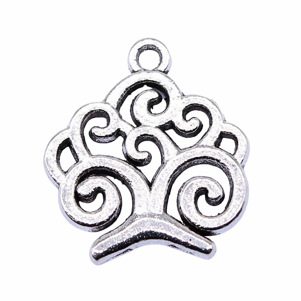 Tree Of Life Charms Antique Round Pendants For Spiritual DIY Jewelry