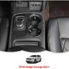RT-TCZ Carbon Fiber Cup Holder Trim Cover Frame Decorative Interior Accessories for Dodge Durango 2011-2024