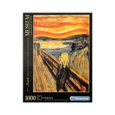 Korea Board Games Famous Art Collection Scream Jigsaw Puzzle C39377, Mixed Colors, 1000 Pieces Jigsaw Puzzle, Childrens Games, Educational Toys