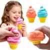 Nice Cream Ice Cream Cone NeeDoh Sensory Stress Relieving Toy Suitable for Anxiety and Concentration Desktop Sensory Cube Suitab