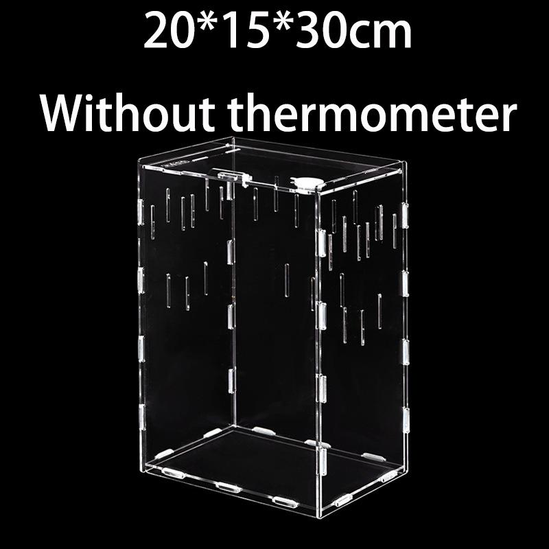 Acrylic Reptile Tank Insect Spiders Tortoise Lizard Transparent Breeding Box Vivarium Lid Reptile Pet Product Terrarium