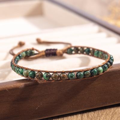 Natural Stone Bracelets, African Pine Woven Bracelets, Niche Bracelets, accessories,Christmas gift,Valentine's Day Gift, Birthday Gift