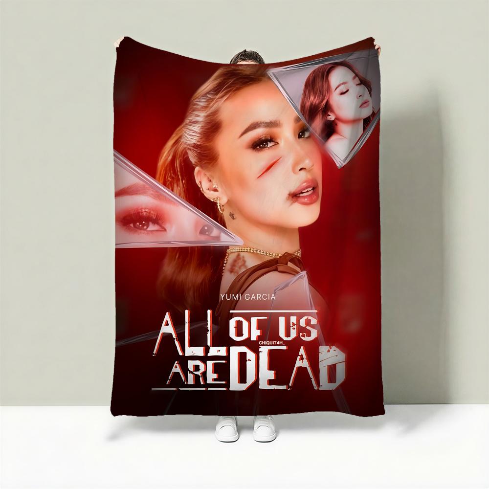 Drama A-All of Us Are Dead Throw Lightweight 240g Flannel Blanket Soft Skin-friendly for Summer Cooling 75cmx90cm