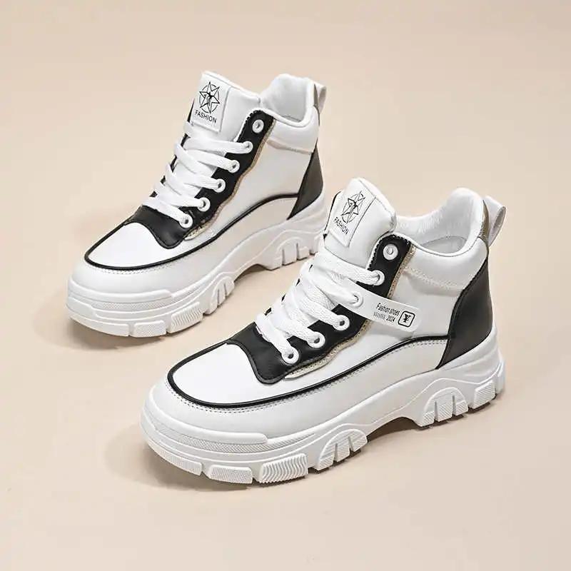 Fashion Parkside Playform Blue Sneakers Woman With Heel Big Size Women Heels Shoes Sport Choes Lofers Designers Technologies Brands