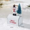Iron Christmas Airplane Pendant Santa Flying Plane Decorative Christmas Tree Hangers Hanging Rope Durable Pilot Santa Ornaments