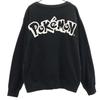Levi's Pokémon Collaboration Pikachu Long Sleeve Sweat Trainer S Black Men's Used
