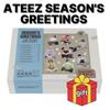 ATEEZ Season’s Greetings Album – 2025 Desk Calendar, Diary, Photobook, Playcode Card, Photocards & Gift Set