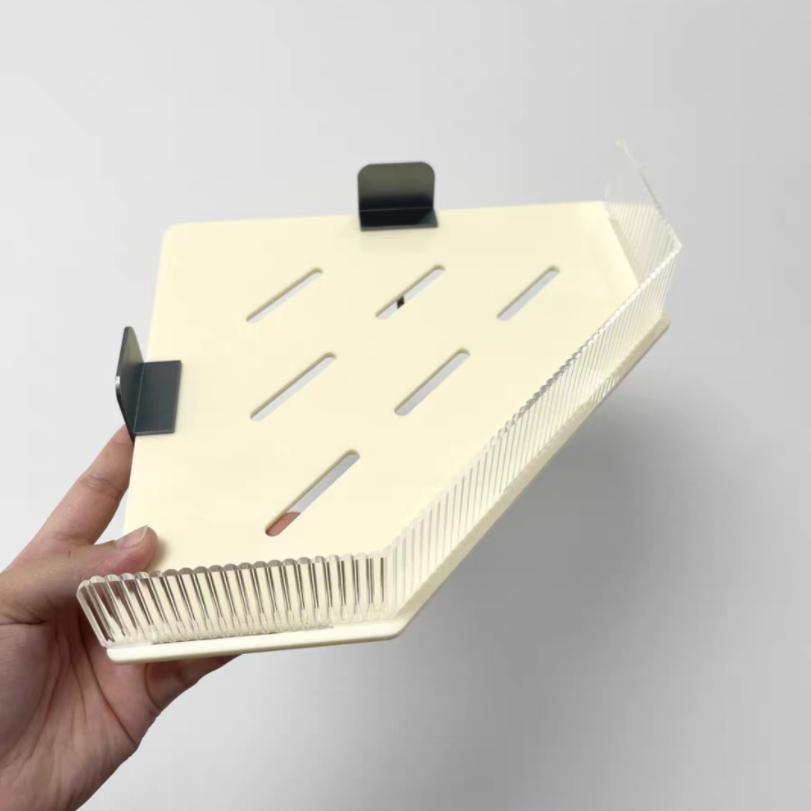 Bathroom Shelves No Drill Corner Shelf White Black Shower Storage Rack Holder Toilet Organizer Bathroom Kitchen Accessories