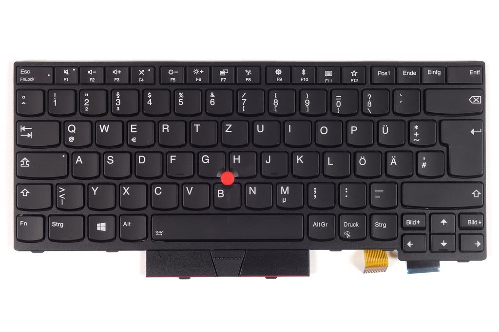 Tradebit Backlit German QWERTZ Keyboard for Lenovo ThinkPad T470/T480, Replacement, Full Compatibility, High-Quality Materials