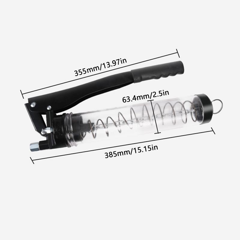 Fettkartusche für Bauwesen 12000 PSI Schwerlast-Fettpressengriff Fett-Herstellungsartefakt Fettnippel für Fahrzeug Traktor Wohnmobil Auto