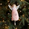 Cute Plush Angel Pendant Handmade Craft Christmas Tree Ornament  Xmas Gift
