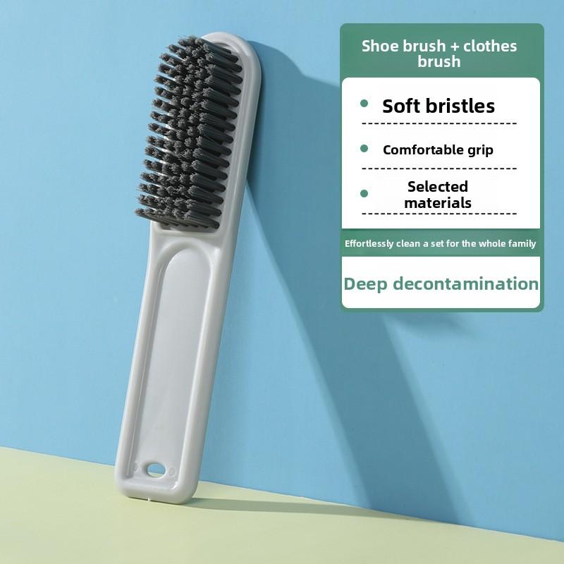 

Household Shoe Brushes, Laundry Brushes, Soft Bristle Brushes, Clothes Cleaning and Washing Brushes, Long-handled Board Brushes сірий колір