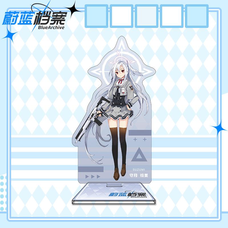 16cm Height Blue Archive Acrylic Stand Character Figurine
