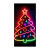 Christmas UV Fluorescent Door Banner/cover Background/holiday Party Decoration/Christmas Decorative Hanging Cloth