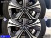 BRIGHTZ Kicks P15 Aluminum Wheel Center Cap Ring 1PC Blue