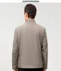 2024 Spring Men's Stand-up Collar Jacket for Middle-aged & Elderly Business Casual 