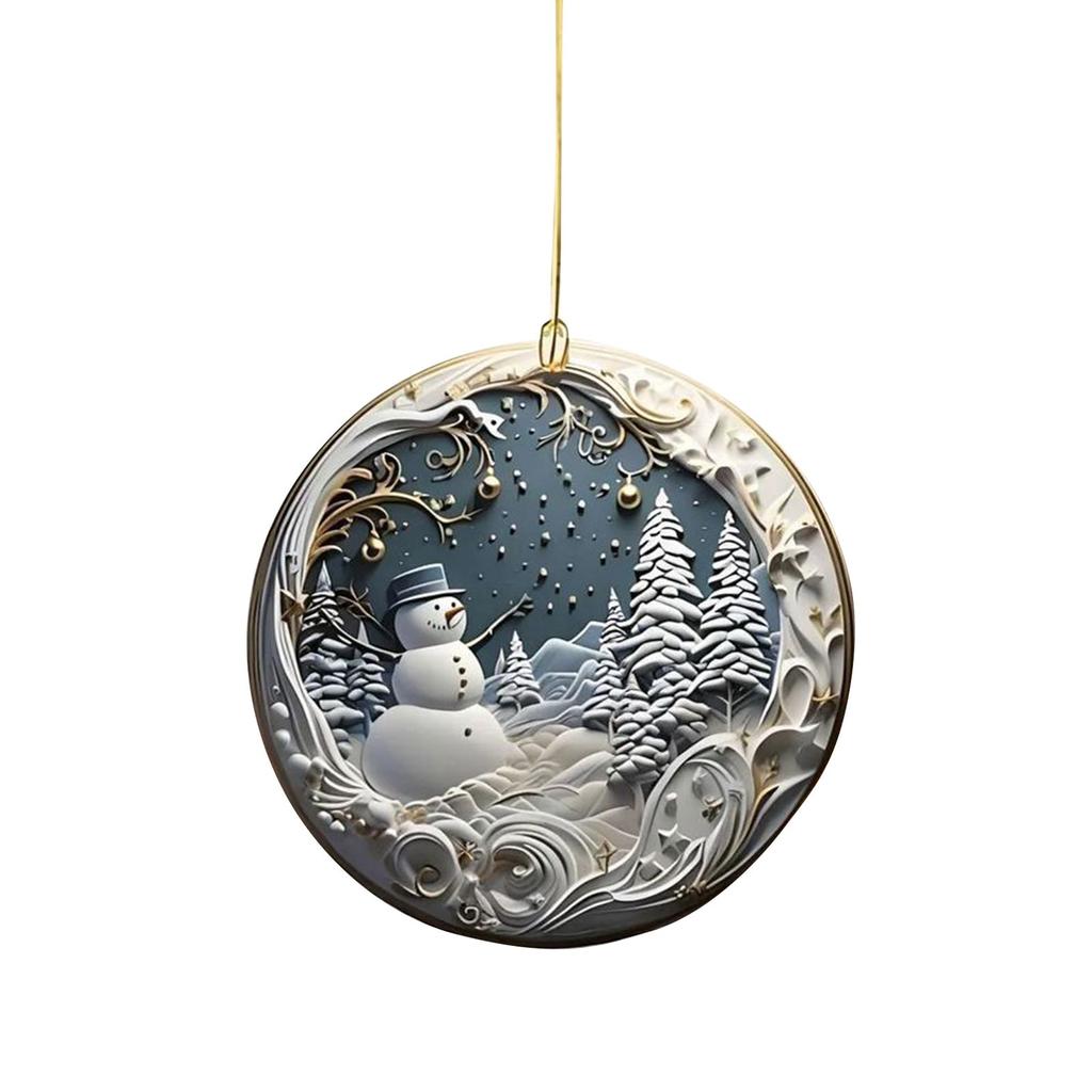 Christmas Decoration Pendant Christmas Tree Tag Theme Party Crafts Ornament