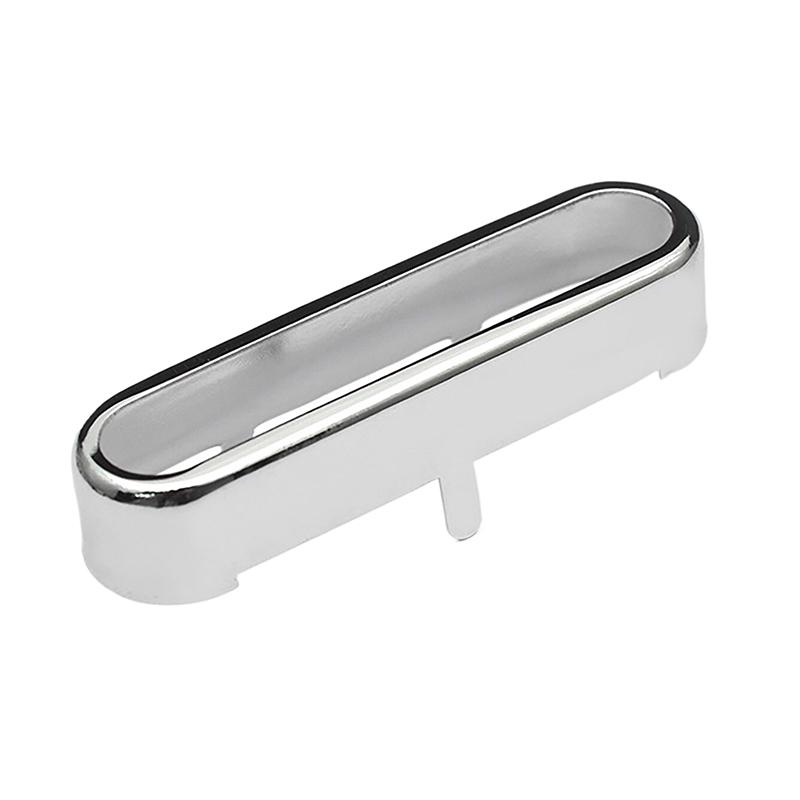 

1Pcs Brass Cover For St Single Coil Pickup Cover/Lid/Shell Top Open Guitar Parts 72X20Mm Gold/Silver серебряный