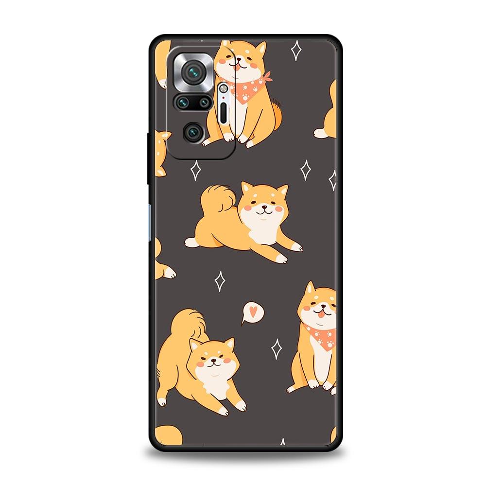 

Чехлы для Redmi 10C Funda Собака Сиба-ину Мягкий Чехол для Телефона Для Xiaomi Redmi Note 12 11 9S 9 8 10 Pro Plus 7 9T 8T 9C 9A 8A Обложка Redmi Note 8T