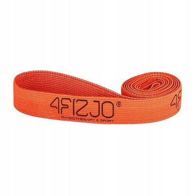 4FIZJO Flex Band látkový gumový dlouhý - oranžový (odpor 1-7 kg)