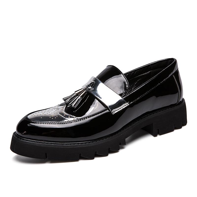 Fashion Casual Loafers for Men Spring Autumn Slip on Flats New Designer PU Leather Casual Shoes Male Business Shoes Moccasins