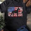 Great Dane Vintage American Flag T-Shirt - Funny Dog - Vintage Shirt - Father's Day Gift