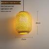 Bamboo Weave Pendant Light for Tea Room, Restaurant, or Bar – Simple Japanese Style