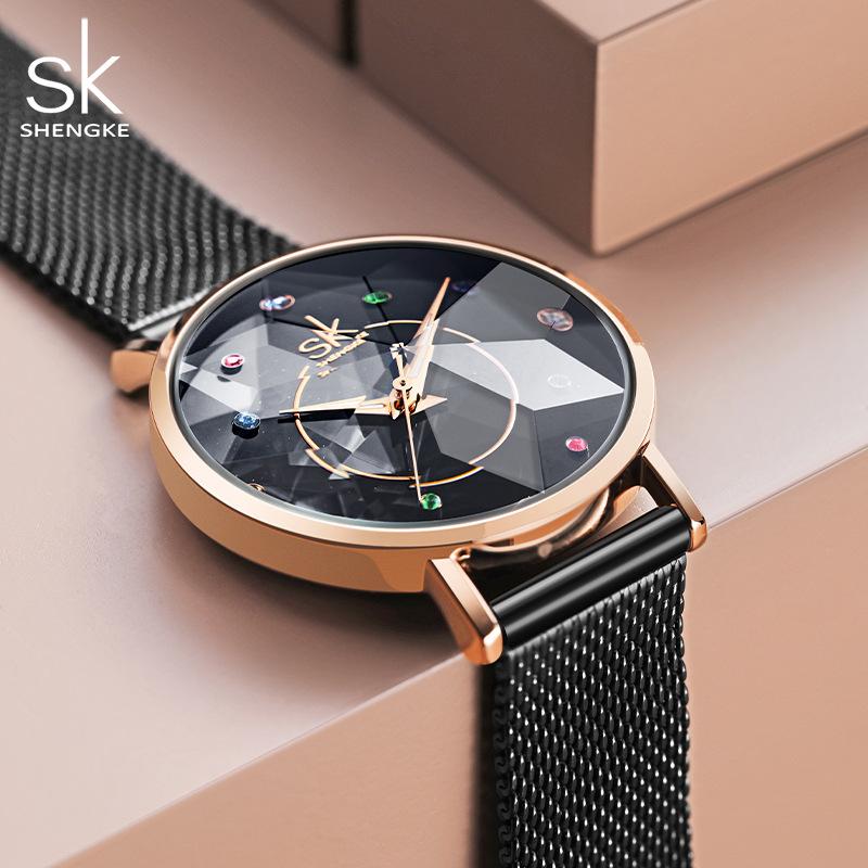 Guangzhou Watch Personality Geometric Hexagram Women'S Watch Women'S Niche Premium Quartz Watch 0157