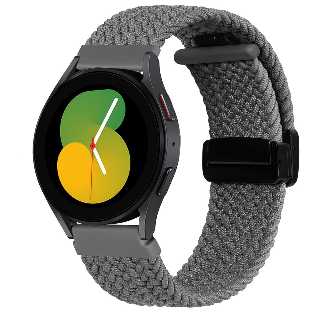 20mm/22mm Watch Strap For Samsung Galaxy watch 7 6 4 classic 5 pro active 2 Magnetic braided bracelet Huawei watch GT 2 3 4 band
