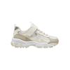 Skechers Girls Comfortable Soft Skin-Friendly Fashion Low-Top Casual Shoes Kids Sneaker Natural 319074L-NAT