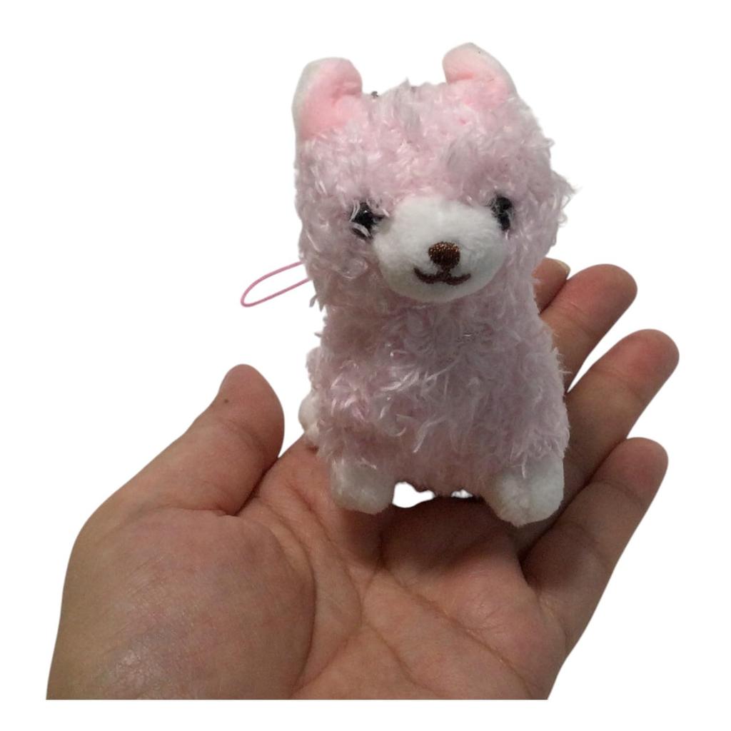 Cute Sales Plush Alpaca Mascot Pink F0133