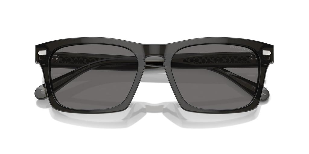 Sonnenbrille HC8397U CR628 TRANSPARENT DUNKELGRAU 57 [Coach] Herren