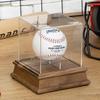 Tubbi Autographed Ball Acrylic and Wooden Display Perfect for Displaying Your Precious Commemorative Balls and Home Run Balls Case, Case, (No