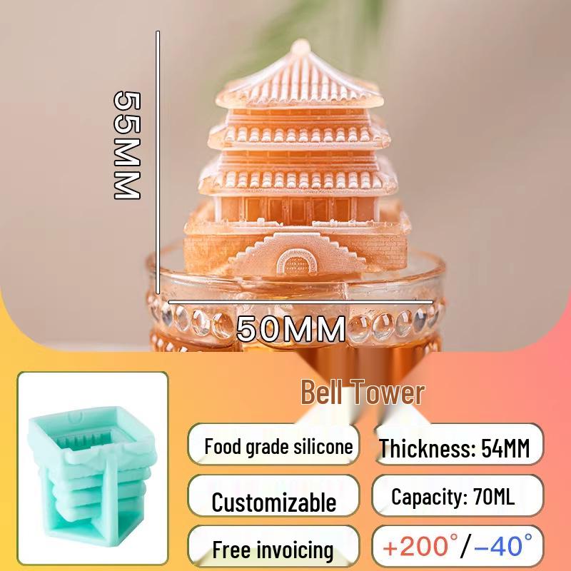 Crocodile-Shaped Silicone Ice Cube Tray for Whiskey – Large, Food-Grade, Cartoon Design