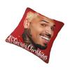 Chris Brown Breezy Bowl Xx Tour Chrismas Pillow Case Cushion Cover Soft Pillow Cover Vintage Pillowcases For Car Home Decorative