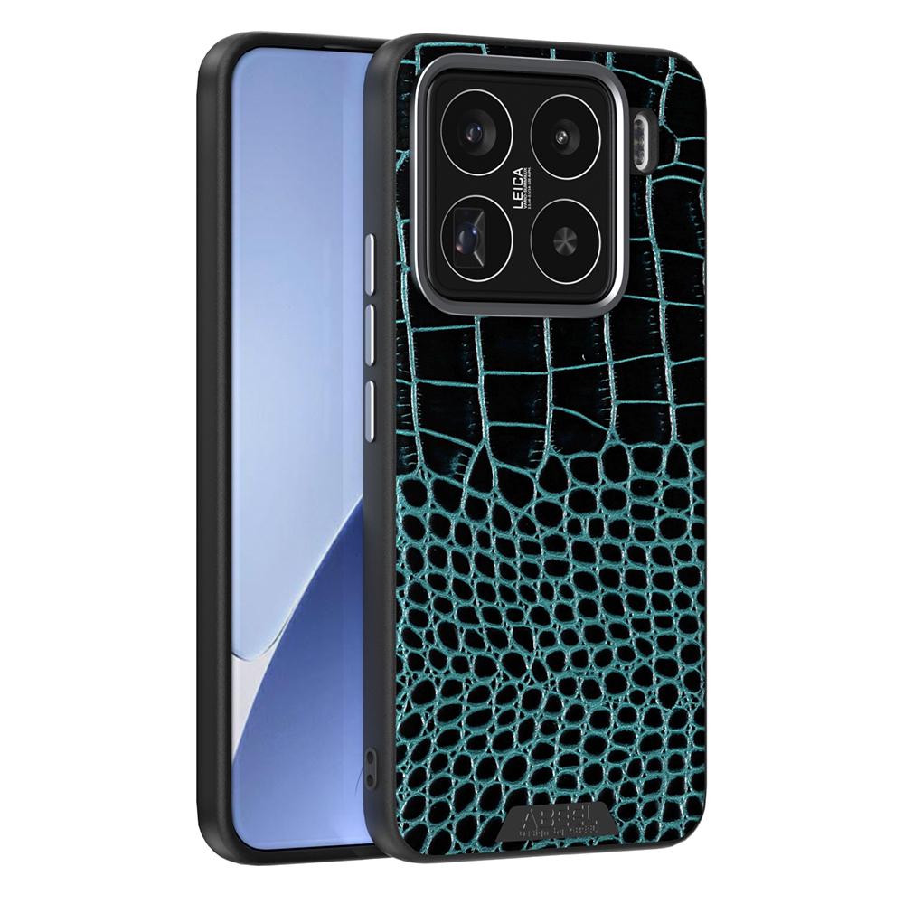 

ABEEL For Xiaomi 15 Pro Magnetic Case Crocodile Texture Micro-Embossing Back Cover