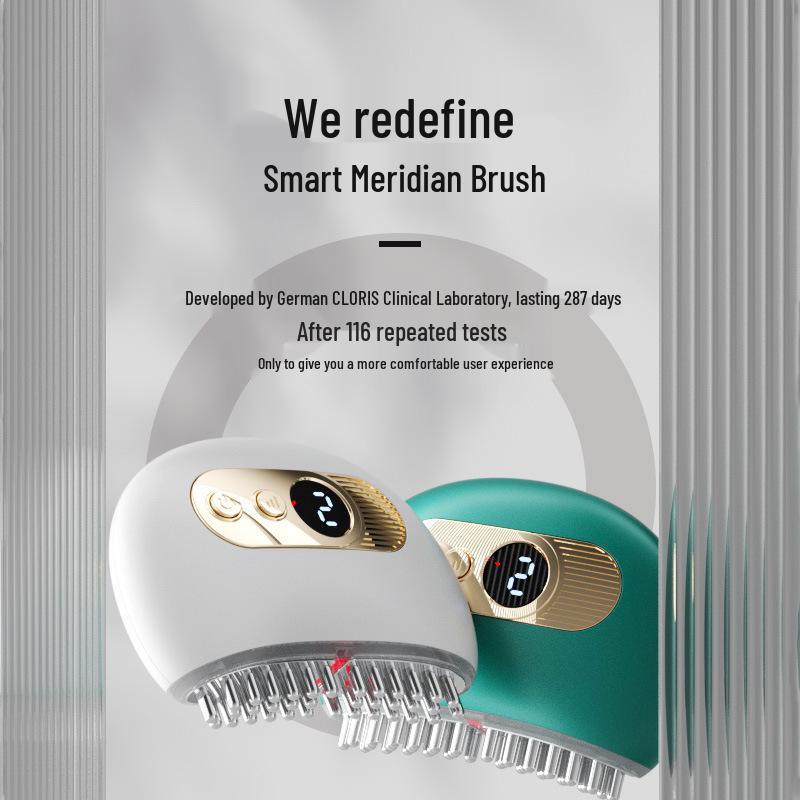 Electric Pulse Smart Gua Sha Comb for Full Body Massage and Facial Meridian Therapy