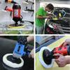 Car Wool Polishing Disc Car Waxing Polishing Buffing Tools 75mm/125mm/150mm Car Paint Care Polisher Pads Auto Beauty Accessories