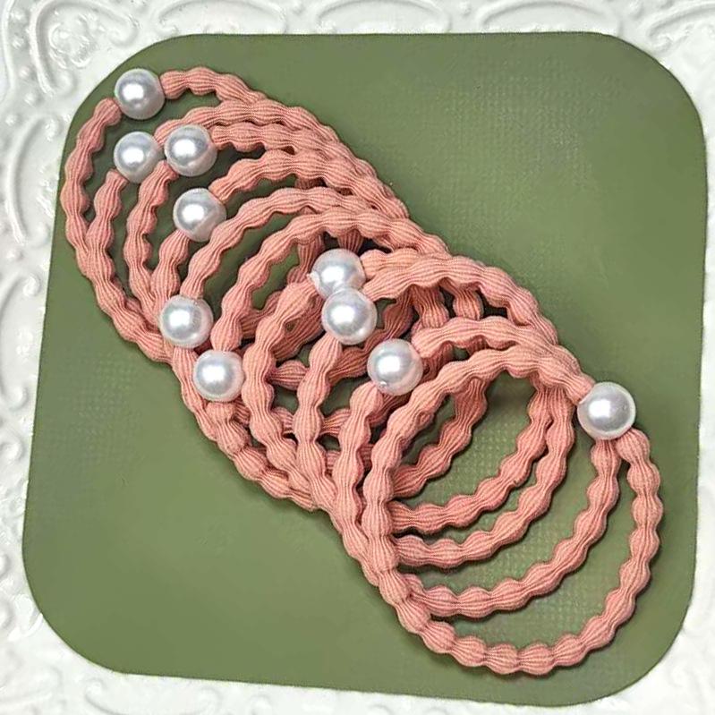 Candy Color High Elasticity Sports Hair Tie - No Damage Classic Ponytail Styling Accessory