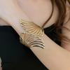 European-American Open Arm Cuff Bracelet - High-End, Versatile, and Exaggerated Fashion Jewelry for Women