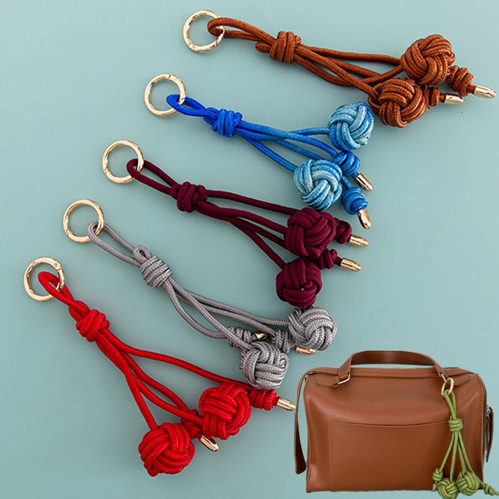 Modefarben Ball Seil Telefon Ornament Taschenanhänger Handgewebtes Seil Autoanhänger Schlüsselanhänger INS Volleyball Taschenanhänger Zubehör