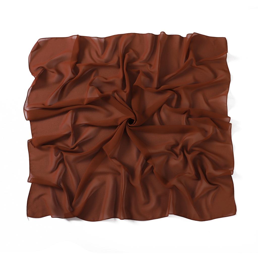 Solid Pearl Chiffon Women Scarf New Summer Girls Sunscreen Thin Scarves Soft Shawl Foulard Viscose Spring Lady Wrap Shawls