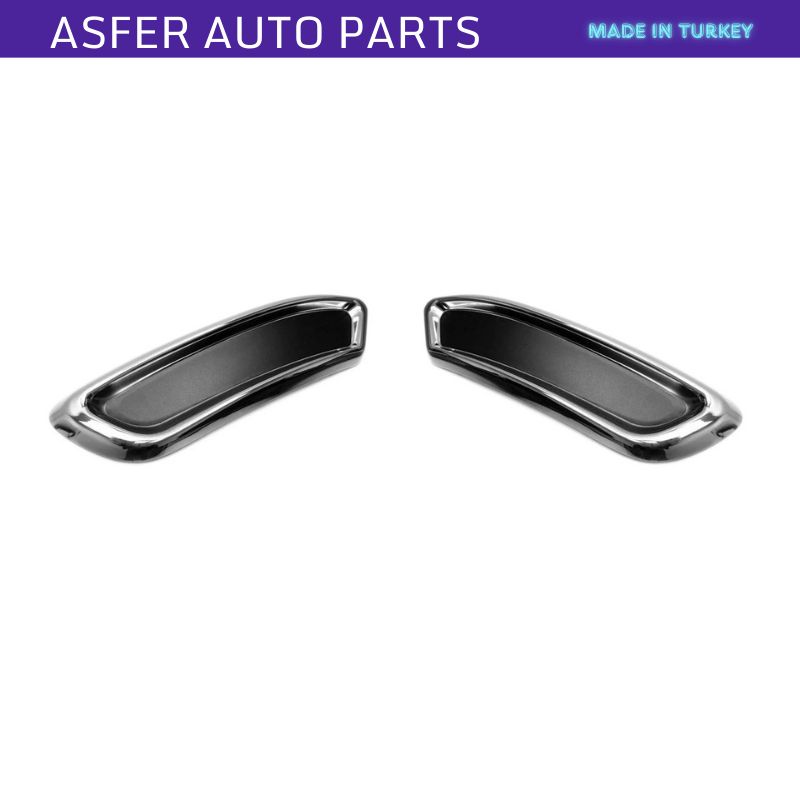 Chromový rám výfuku 2ks pro Passat B8 R Line 2015-2019